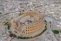 Amphitheatre el jem par drone